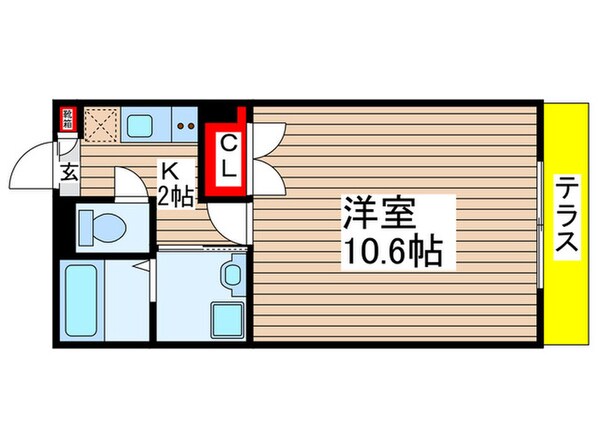 Amour エフ1番館の物件間取画像